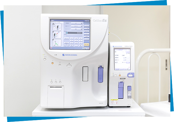 血球測定器・CRP測定器